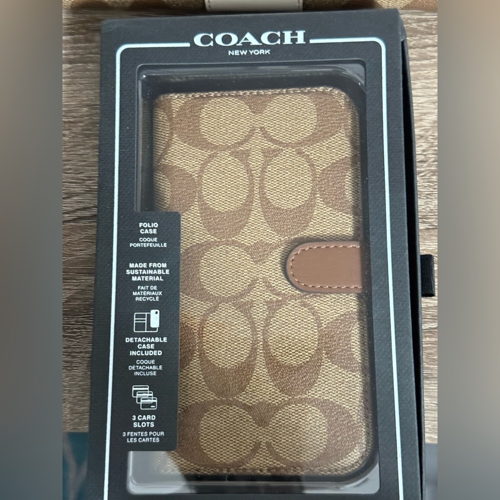 Brown Folio Case for Cell Phones